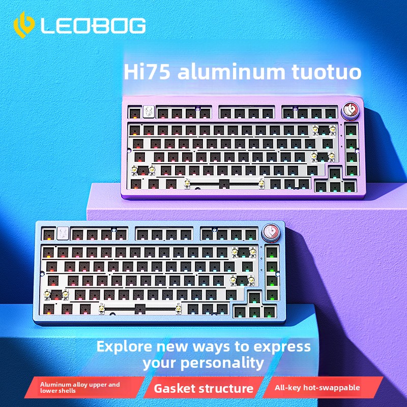Gaming Keyboard Thocky - LEOBOG Hi75 Kit Tastiera Meccanica in