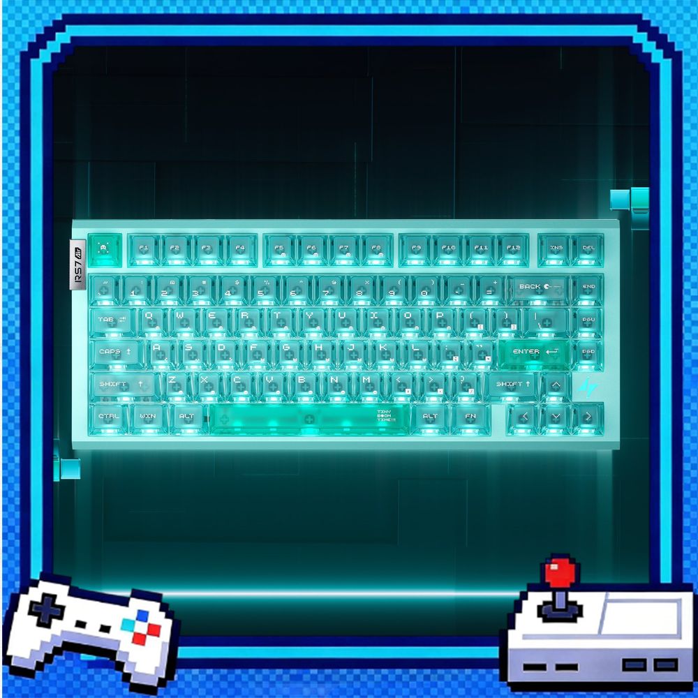 Gaming Keyboard Hall Effect Switches - Tastiera Gaming Cablata ATK RS7 Air