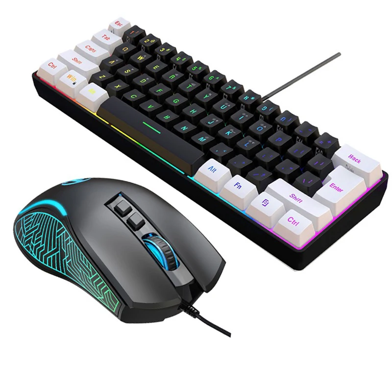 Gaming Keyboard And Mouse Set - Kit Combo Tastiera e Mouse 60%