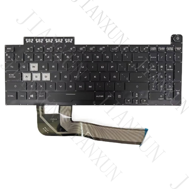 Gaming Keyboard Asus - Tastiera retroilluminata spagnola A+ per Asus