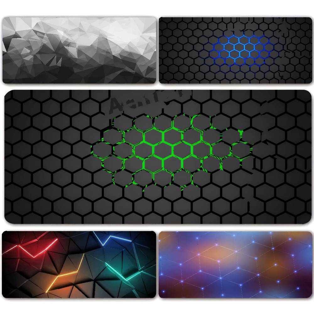 Gaming Keyboard Higround - Tappetino per Mouse Geometrico Grande 100x50cm,