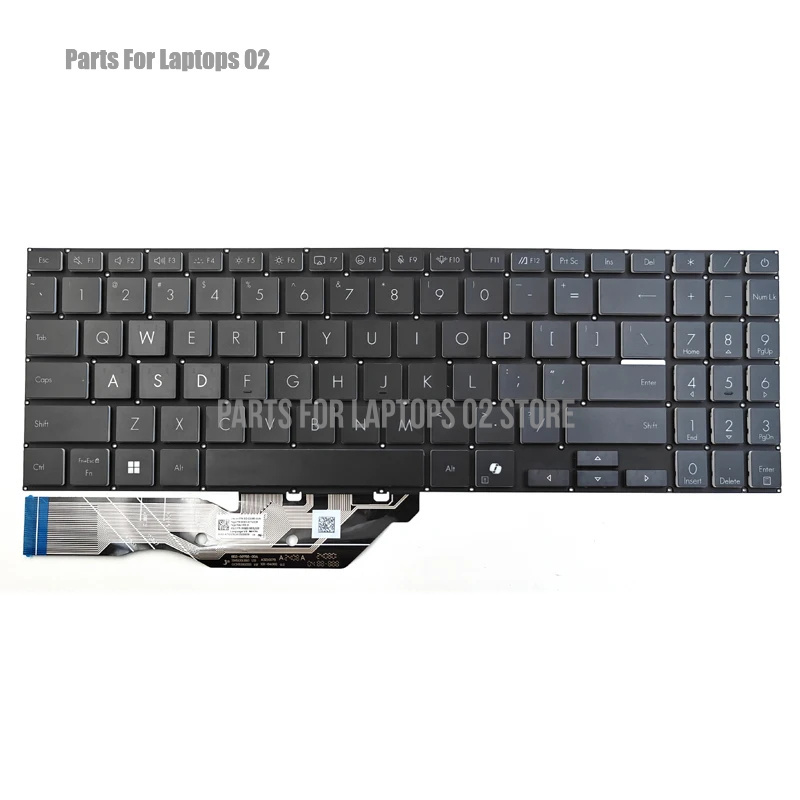 Gaming Keyboard Asus - Tastiera per Laptop US Retroilluminata Nuova
