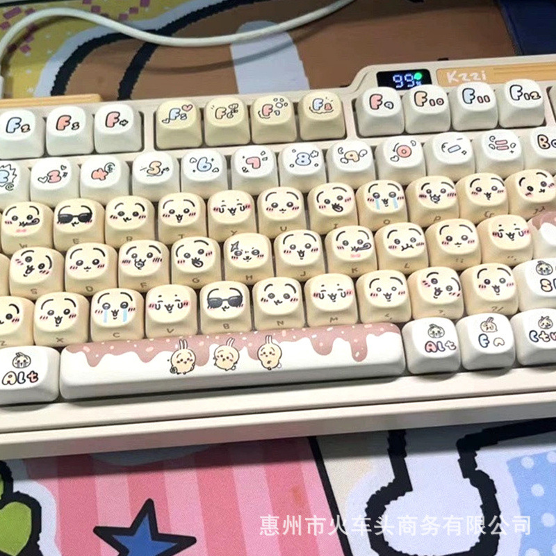 Gaming Keyboard Emoji - Set di Tasti Emoji Chiikawa, Keycap