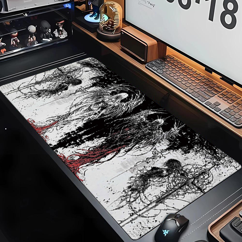 Gaming Keyboard And Mouse - Tappetino per mouse in gomma antiscivolo