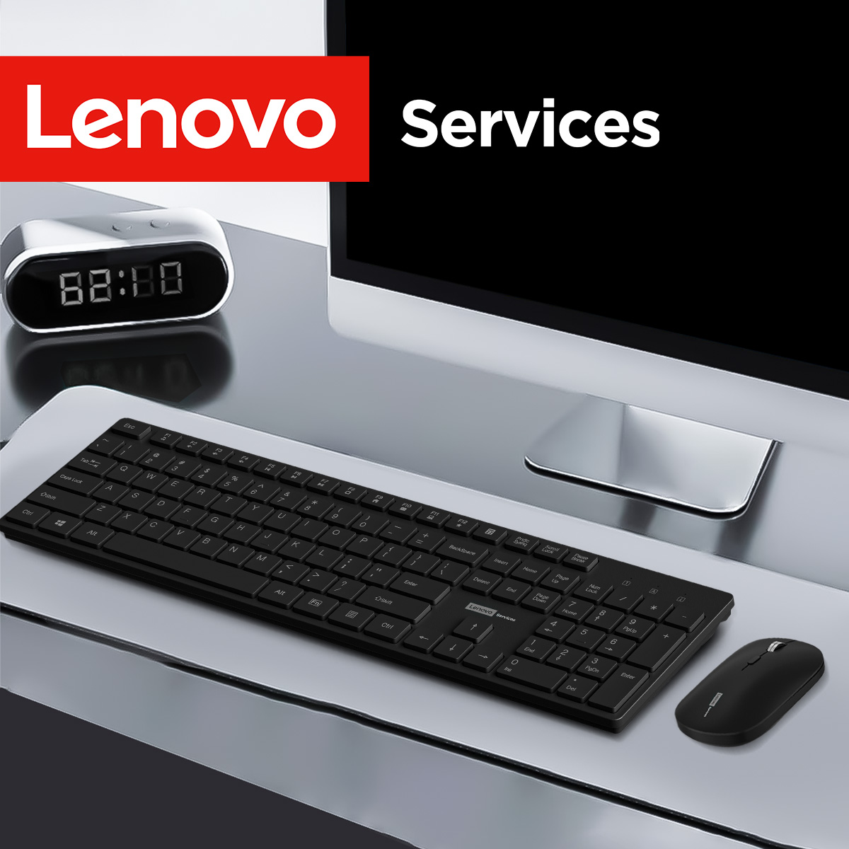 Gaming Keyboard Mouse Wireless - Combo Tastiera e Mouse Wireless Lenovo