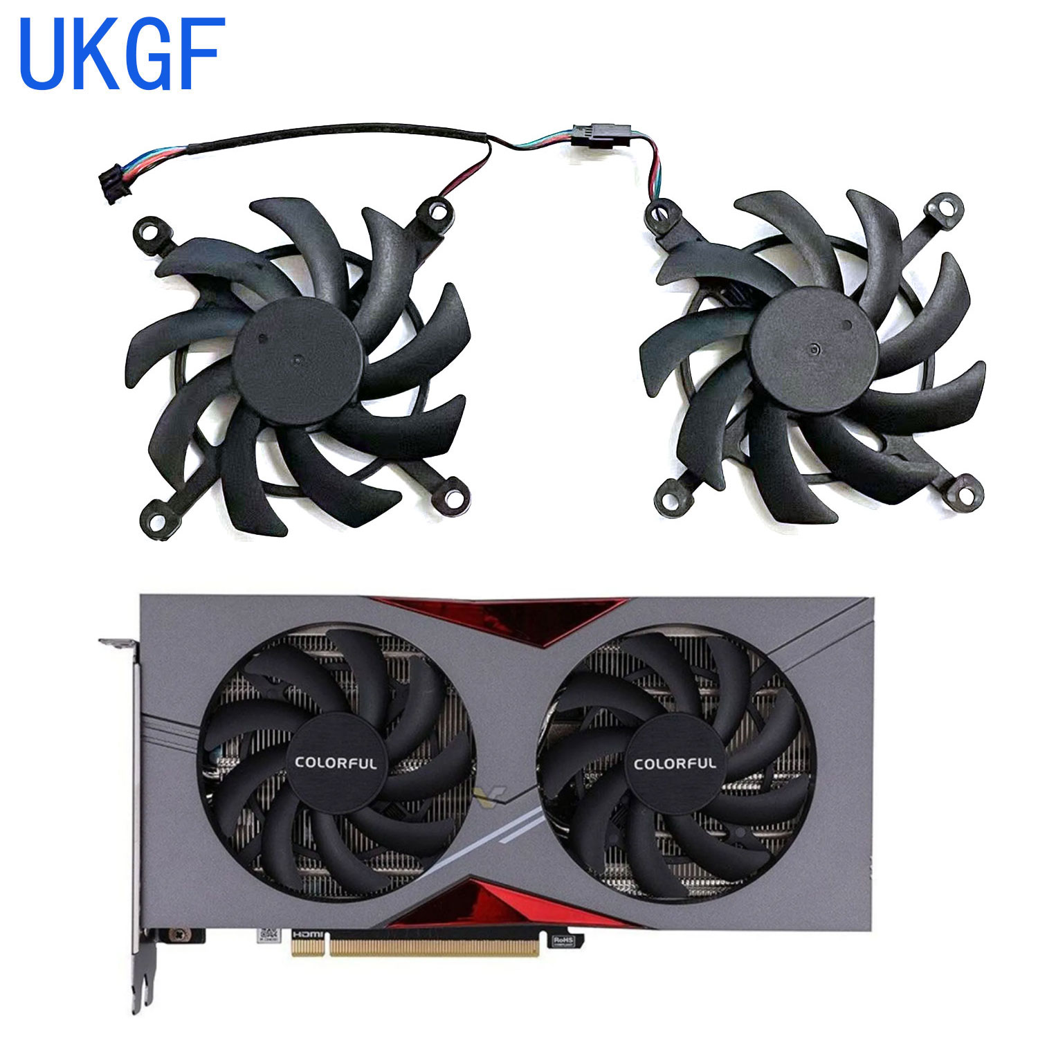 Nvidia Vga Rtx 4060 - Ventola di Ricambio 85MM 4PIN per