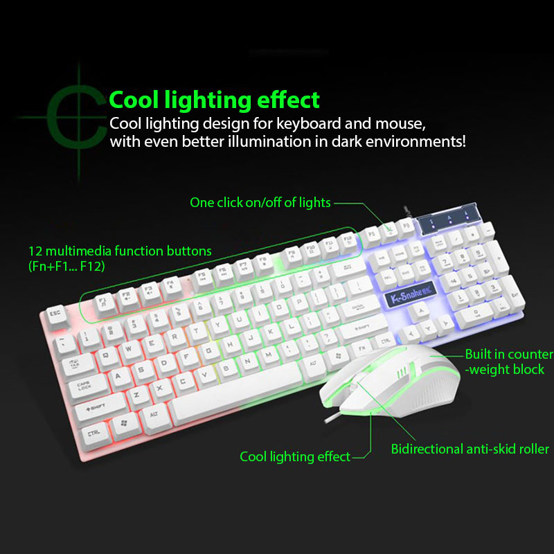 Set tastiera e mouse KM320 Tas - Gaming Keyboard And Mouse Set recensione e prezzo