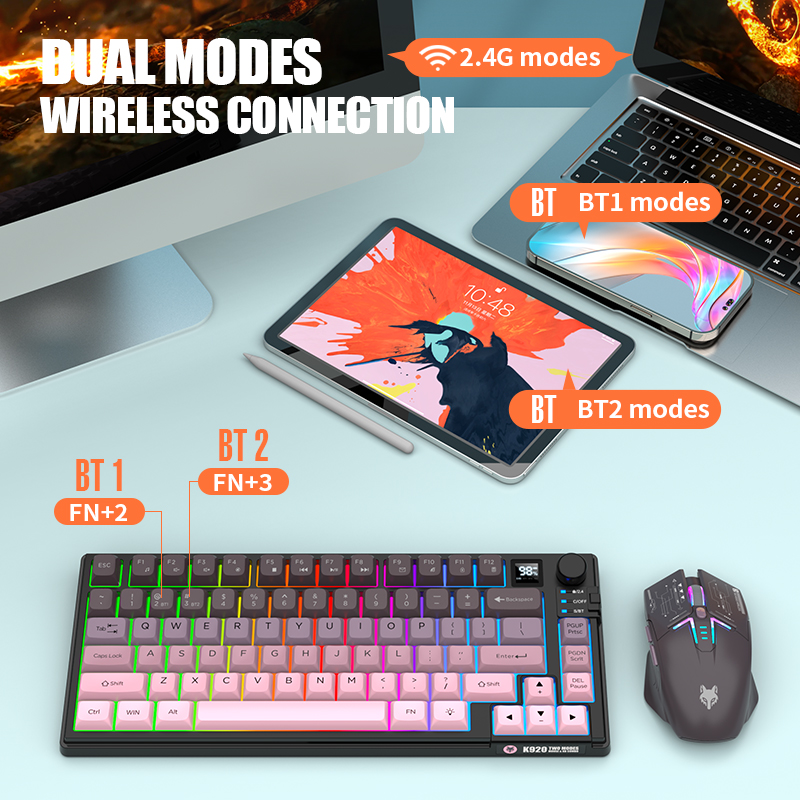 Combo Tastiera e Mouse Wireles - Gaming Keyboard And Mouse Set recensione e prezzo