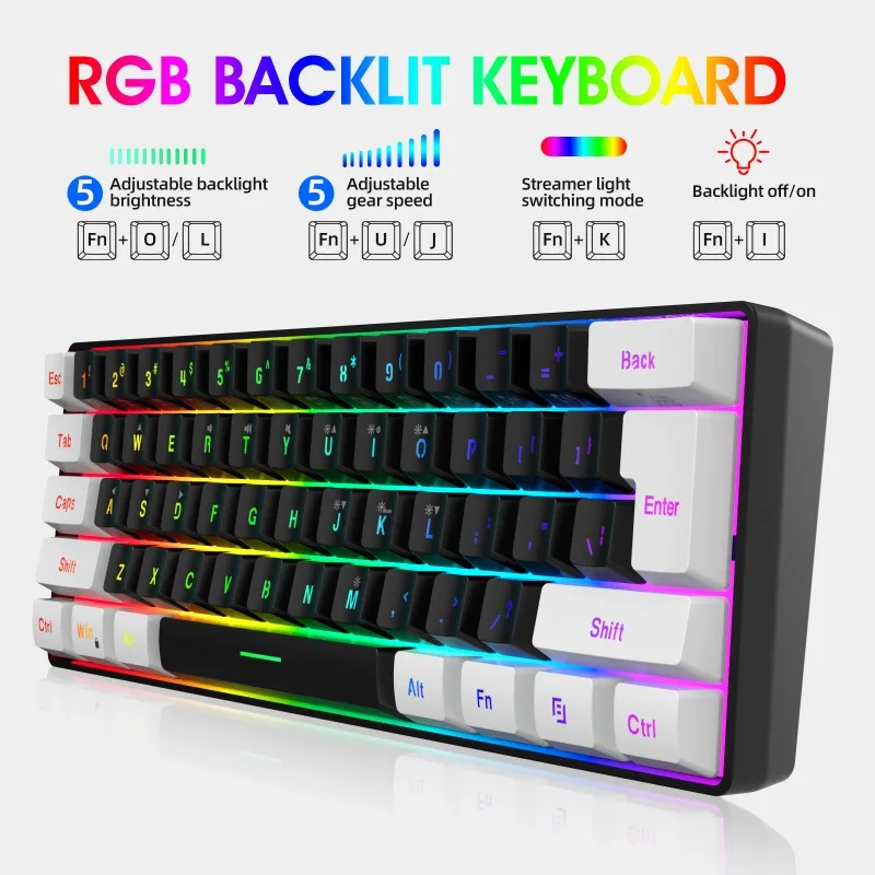 Kit Combo Tastiera e Mouse 60% - Gaming Keyboard And Mouse Set recensione e prezzo