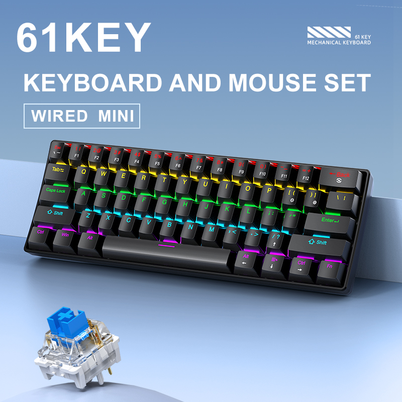 APAYADO K61 Mini tastiera mecc - Gaming Keyboard And Mouse Set recensione e prezzo