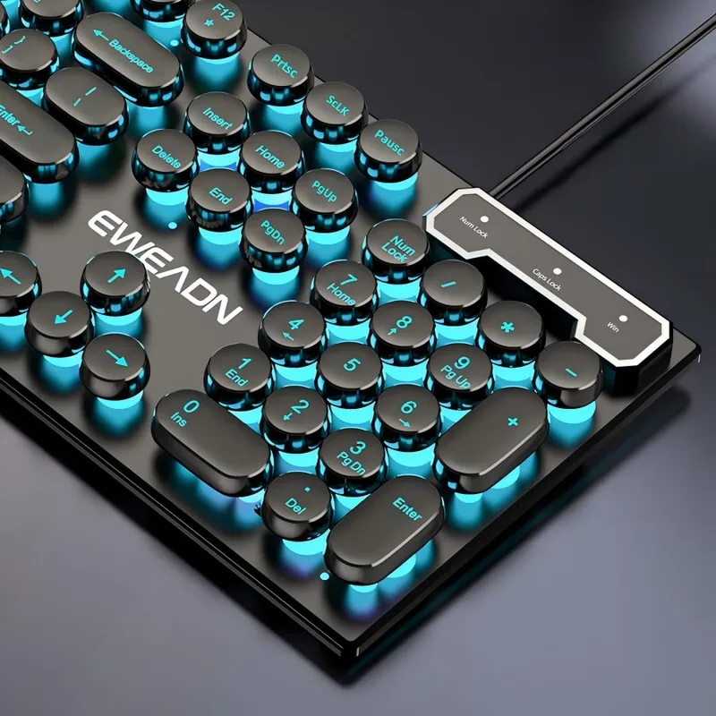 Set Tastiera e Mouse Stile Ret - Gaming Keyboard And Mouse recensione e prezzo