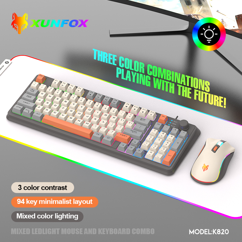 K820 Tastiera da gioco cablata - Gaming Keyboard Mouse Wireless recensione e prezzo