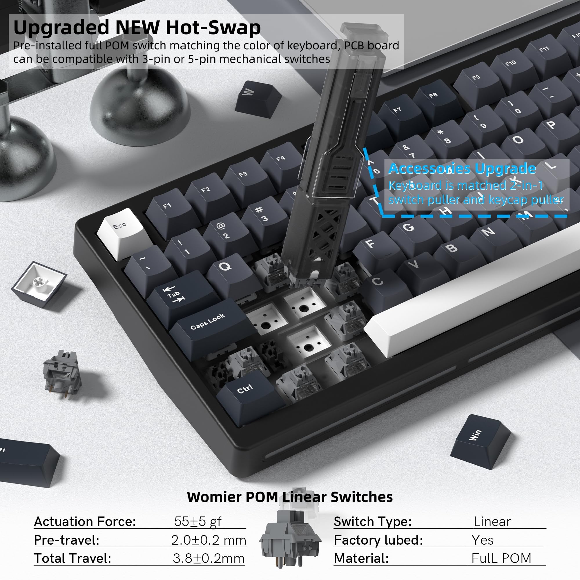 Tastiera Meccanica Wireless Tr - Gaming Keyboard Thocky recensione e prezzo