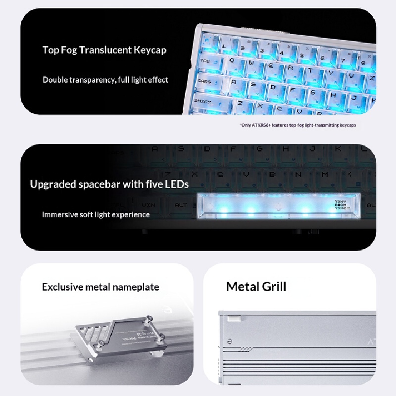 Tastiera Meccanica ATK RS6+ co - Gaming Keyboard Hall Effect Switches recensione e prezzo